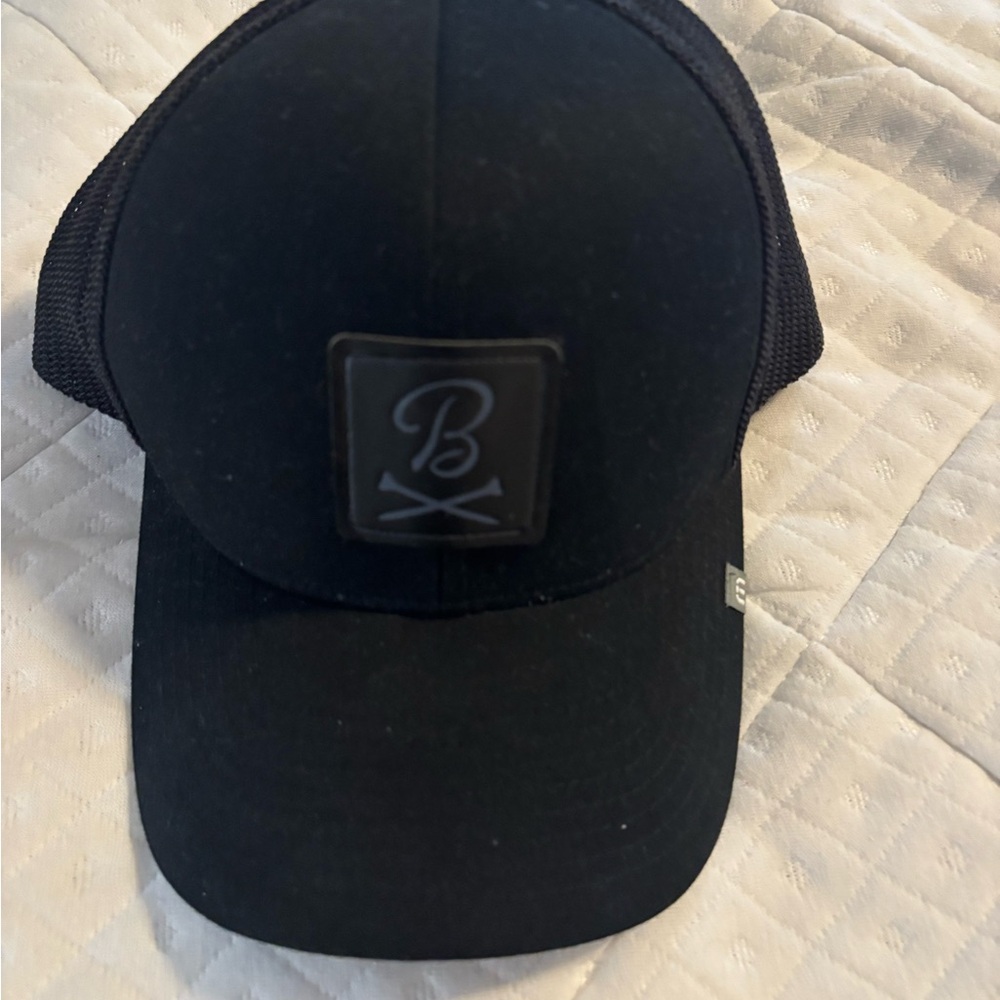 Black Travis Mathew Barstool SportsMesh Trucker Golf Hat